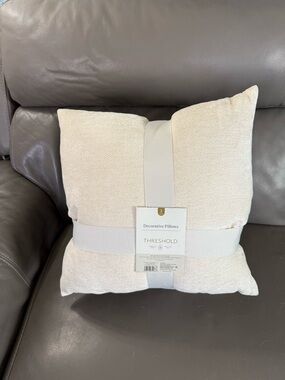 Threshold Decorative Throw Pillow - Cream. Set of 2